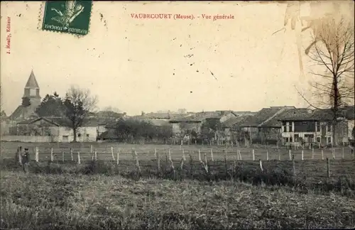 Ak Vaubecourt Meuse, Vue generale