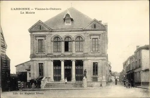 Ak Vienne le Château Marne, La Mairie