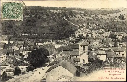 Ak Rupt aux Nonains Meuse, Vue generale