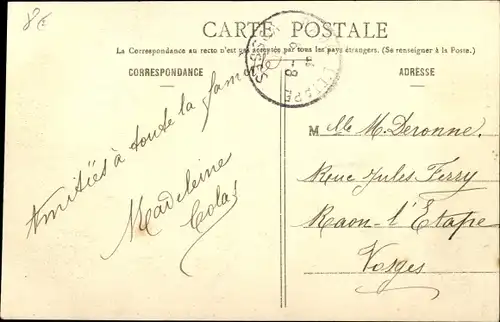 Ak Dammarie sur Saulx Meuse, Vue generale