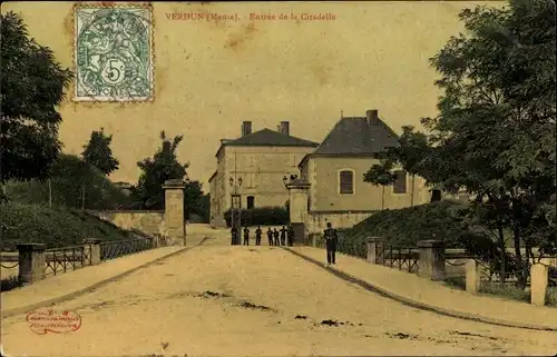 Ak Verdun Meuse, Entree de la Citadelle