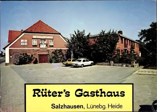 Ak Salzhausen in der Lüneburger Heide, Gasthaus Rüter