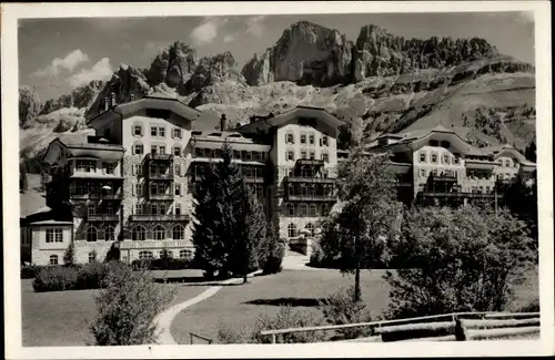 Ak Catinaccio Rosengarten Trentino Alto Adige Südtirol Italien, Hotel Carezza