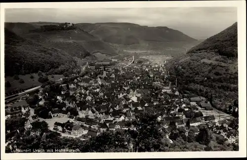 Ak Bad Urach in der Schwäbischen Alb, Fliegeraufnahme