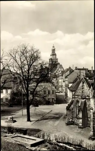 Ak Döbeln in Sachsen, Blick auf den Lutherplatz