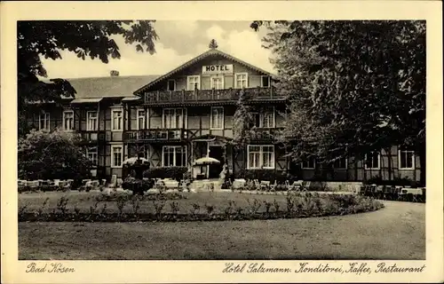 Ak Bad Kösen Naumburg an der Saale, Hotel Salzmann