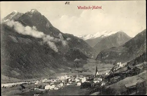 Ak Windisch Matrei in Tirol, Panorama