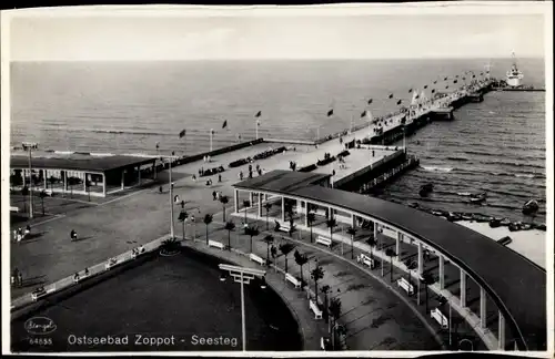 Ak Sopot Gdańsk Zoppot Danzig, Seesteg