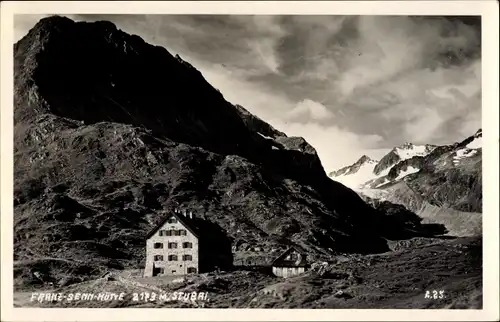 Ak Neustift im Stubaital in Tirol, Franz Senn Hütte