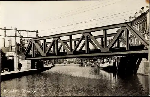 Ak Rotterdam Südholland Niederlande, Schiekade