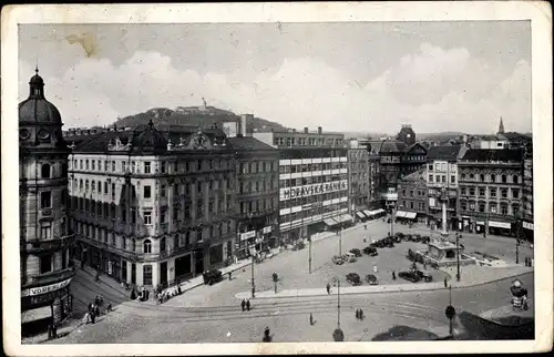 Ak Brno Brünn Region Südmähren Tschechien, Marktplatz