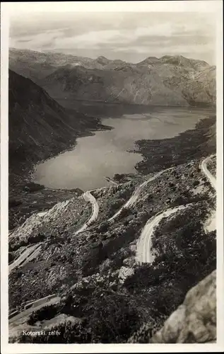 Ak Prčanj Montenegro, Kotorski Zaliv, Gesamtansicht