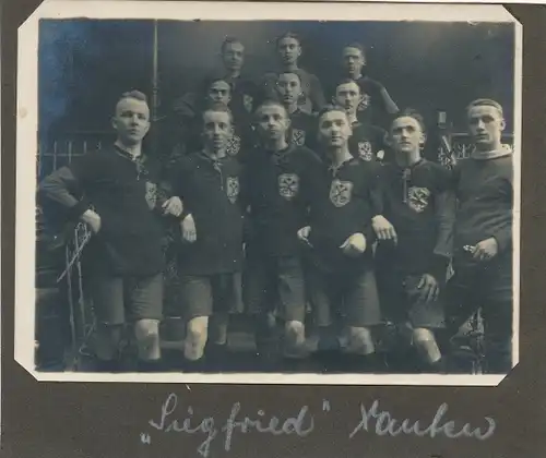 Foto Xanten am Niederrhein, Fußballmannschaft Siegfried, Gruppenbild