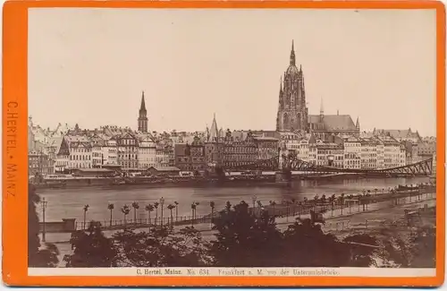 Foto Frankfurt am Main, Ansicht von der Untermainbrücke