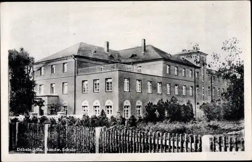 Ak Döbeln in Sachsen, Landwirtschaftliche Schule