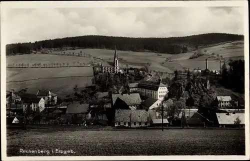 Ak Rechenberg Bienenmühle Erzgebirge, Panorama