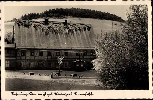 Ak Rechenberg Bienenmühle Erzgebirge, Blick auf ein Hotel