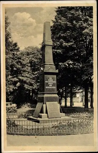 Ak Bautzen in der Oberlausitz, Kriegerdenkmal, Kreishauptmannschaft