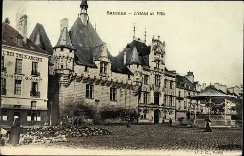 Ak Saumur Maine et Loire, L'Hotel de Ville