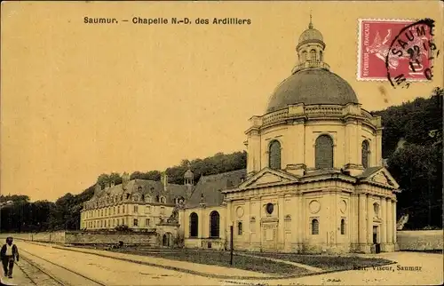 Ak Saumur Maine et Loire, Chapelle Notre Dame de Ardilliers