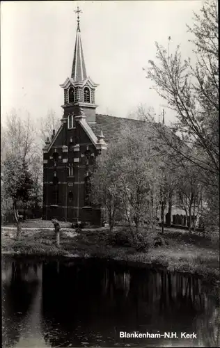 Ak Blankenham Overijssel, N.H. Kerk