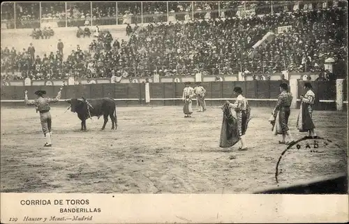 Ak Stierkampf, Corrida de Toros, Banderillas