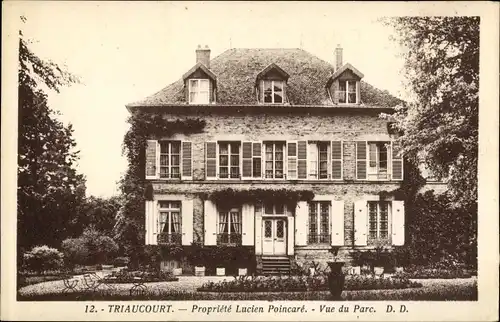 Ak Triaucourt Meuse, Propriete Lucien Poincare