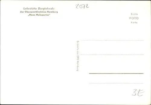 Ak Bargteheide in Schleswig Holstein, Lehrstätte, Haus Malepartus