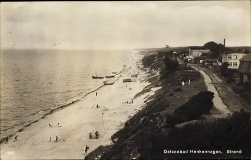 Ak Ustronie Morskie Henkenhagen Pommern, Strand