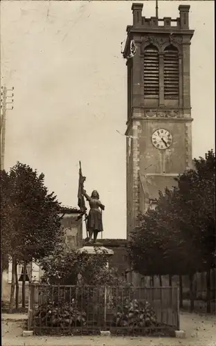 Foto Ak Mars la Tour Lothringen Meurthe et Moselle, Denkmal, Stadtuhr