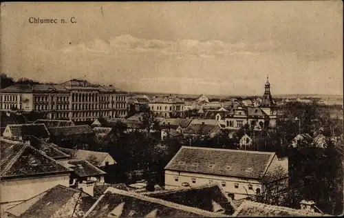 Ak Chlumec nad Cidlinou Chlumetz an der Cidlina Region Königgrätz, Panorama