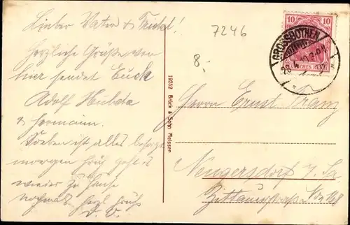 Ak Nerchau Grimma in Sachsen, Schmuckplatz