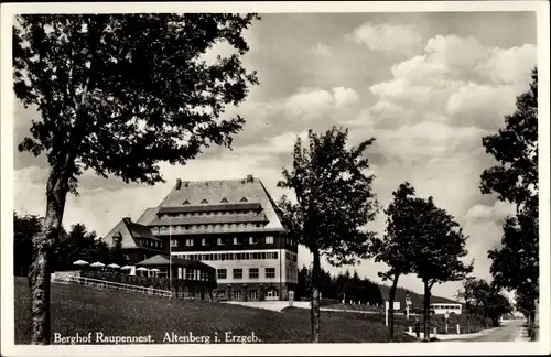 Ak Altenberg im Osterzgebirge, Berghof Raupennest