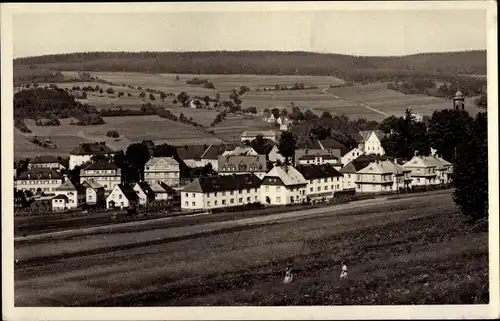 Ak Zöblitz Marienberg im Erzgebirge, Gesamtansicht