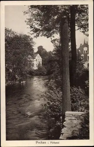 Ak Pockau Lengefeld im Erzgebirge Sachsen, Flöhatal