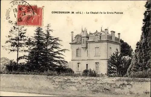 Ak Concourson Maine et Loire, Le Chalet de la Croix Patron