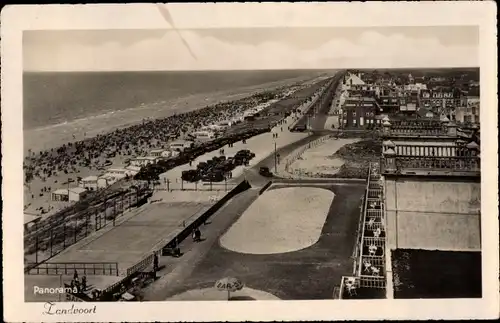 Ak Zandvoort Nordholland, Panorama, Tennis Court