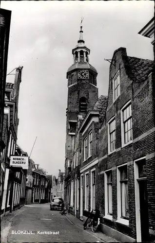 Ak Blokzijl Overijssel Niederlande, Kerkstraat