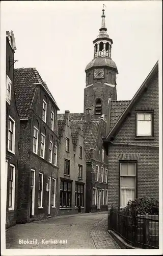 Ak Blokzijl Overijssel Niederlande, Kerkstraat