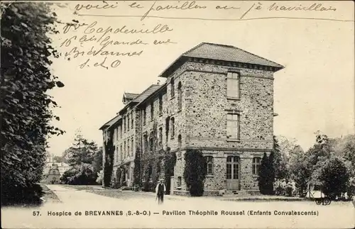 Ak Brevannes Val de Marne, Hospice, Pavillon Theophile Roussel