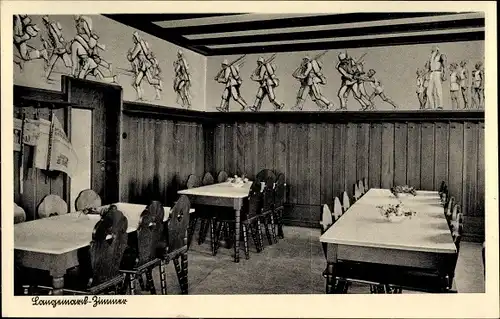 Ak Freyburg an der Unstrut, Jahnheim, Turnerheim und Jugendherberge, Inneres, DJH