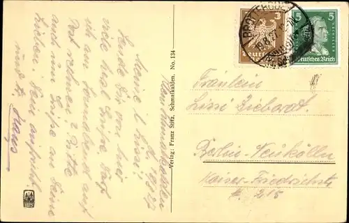 Ak Kleinschmalkalden Floh Seligenthal Thüringen, Ort im Tal