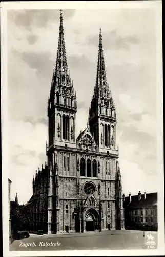 Ak Zagreb Kroatien, Katedrala