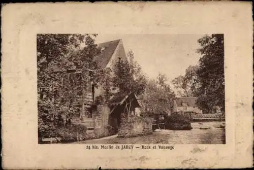 Ak Moulin de Jarcy Essonne, Roue et Vannage