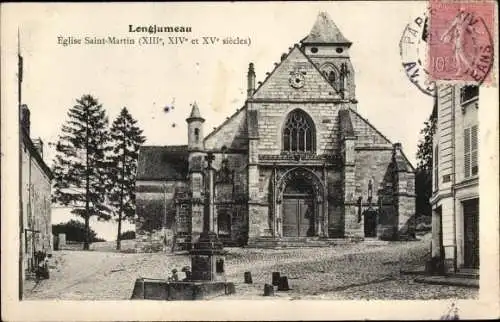 Ak Longjumeau Essonne, Eglise Saint Martin