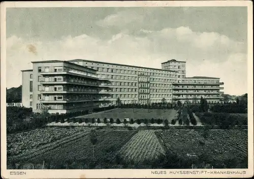 Ak Essen Nordrhein Westfalen, Blick zum neuen Huyssenstift Krankenhaus