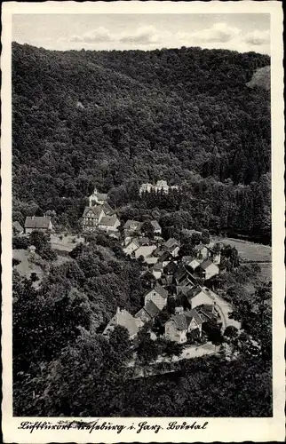 Ak Treseburg Thale im Harz, Ort im Bodetal