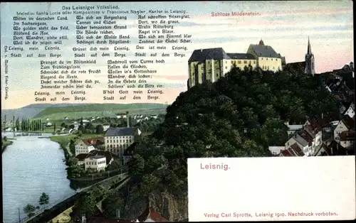 Ak Leisnig in Sachsen, Schloss Mildenstein