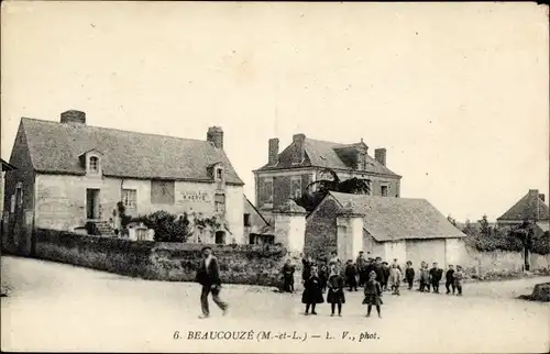 Ak Beaucouzé Maine et Loire, Ortspartie