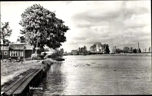 Ak Wetering Overijssel, Partie am Wasser